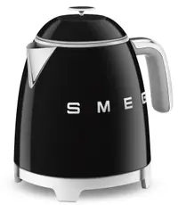 Fierbător electric Smeg - KLF05BLEU, 1400W, 0.8 l, negru