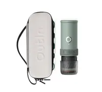 Kit OutIn Nano espressor electric portabil + husă EVA – verde canyon