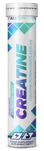 Creatine Effervescent, portocală, 20 tablete efervescente, AllNutrition