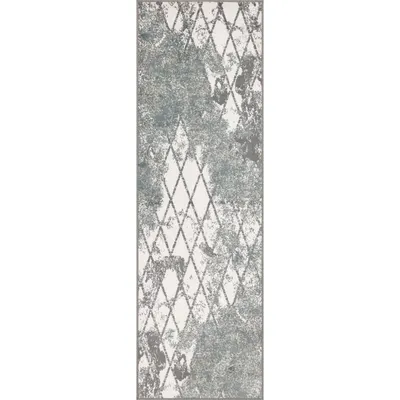 Covor tip traversă albastru prăfuit 80x250 cm Sensi Gepi – FD