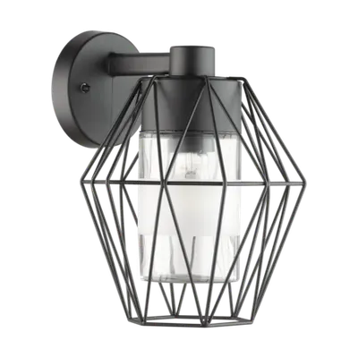 Lampa perete CANOVE negru 220-240V,50/60Hz IP44