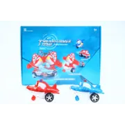 Avion Robot 2in1 MegaCreative 336136, 11cm, plastic, diverse culori, 3+ ani