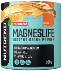 Magneslife Instant Drink Powder, portocală, 300 g, Nutrend