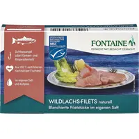 File de Somon Salbatic in Suc Propriu 125g