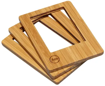 Rame foto Leica - SOFORT Magnet Frame Set, 3 buc, Bamboo Natural