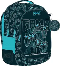 Ghiozdan școlar Must Game On - 3 compartimente