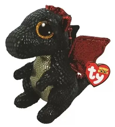 Jucărie de pluș TY Toys Beanie Boos - Dragon Grindal, 24 cm
