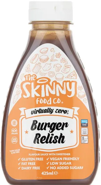 Skinny Food Co Skinny Sauce Burger Relish, 425 ml