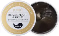 Petitfee &amp; Koelf Patch pentru ochi, cu perle negre și particule de aur, 30 х 2 buc