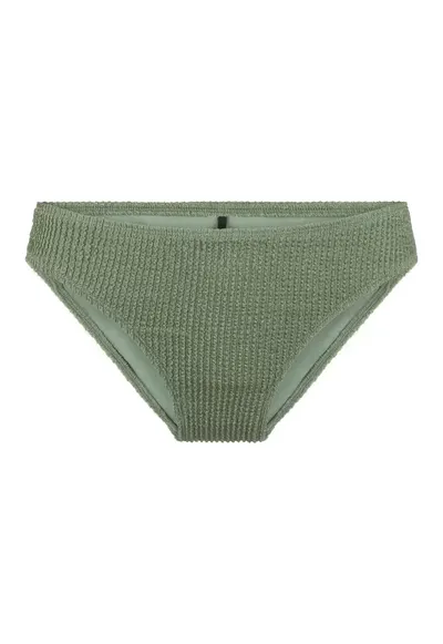 Slip cu aspect stralucitor - Verde inchis