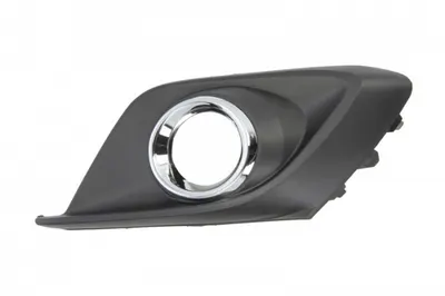 Grila Fata Dreapta (cu orificii lampa ceata, crom gri inchis) potrivit MAZDA 3 07.13- 09.13