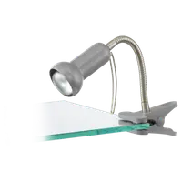 Lampa cu clama FABIO silver 220-240V,50/60Hz IP20