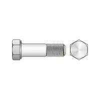 Surub Partial Filetat Cap Hexagonal 931 Otel Gr.8.8 Zincat-M24 X 180