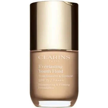 Clarins Everlasting Youth Fluid Foundation make-up pentru luminozitate SPF 15