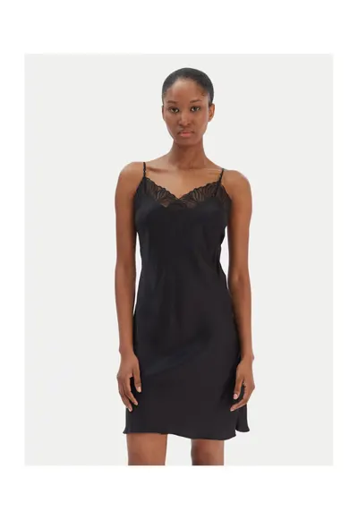 Camasa de noapte dama - 304888175 - Modal/Viscoza - Negru