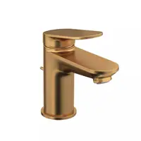 Baterie lavoar Duravit Wave WA1010001004, marime S, cartus ceramic, monocomanda, 137 mm, ventil, Bronz mat