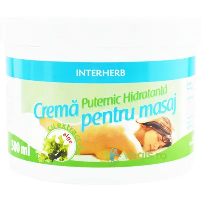 Crema Puternic Hidratanta pentru Masaj cu Extract de Alge 500ml