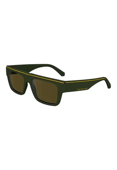 Ochelari de soare dreptunghiulari - - Kaki