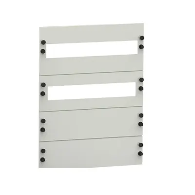 Frontālā cu placă de decupare de 45mm, cu prindere SURUBURI, 29 module, H = 120mm, pentru W = cutie MHS 600mm
