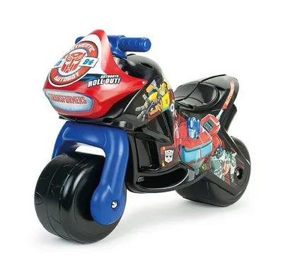 Motocicleta ride-on pentru copii Injusa Transformers Twin Dessert, greutate admisa 30 kg, 18 luni+