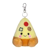 Jucarie de plus tip breloc Aurora Palm Pals - Felia de pizza, 10 cm
