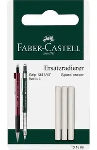 Set de rezerva radiera creion mecanic. 3 buc