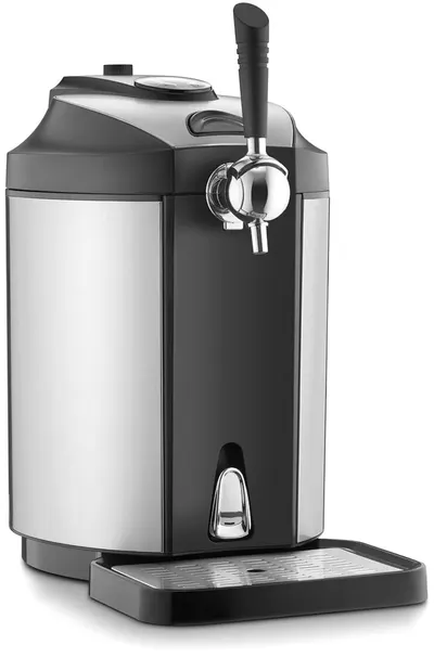 Dozator de bere Caso - BeerMaster, 5 l, negru/argintiu