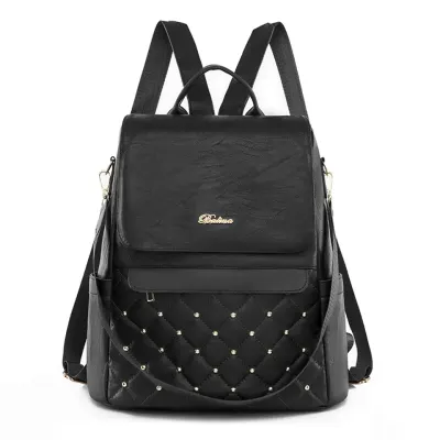 Rucsac de dama, Elanor GT2636, antifurt, Negru