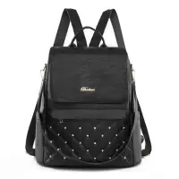 Rucsac de dama, Elanor GT2636, antifurt, Negru