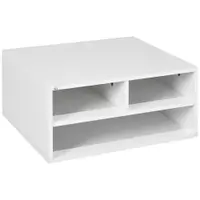 HOMCOM Suport pentru Imprimantă cu 2 Niveluri, 47x40x27.5 cm, Alb | Aosom Romania