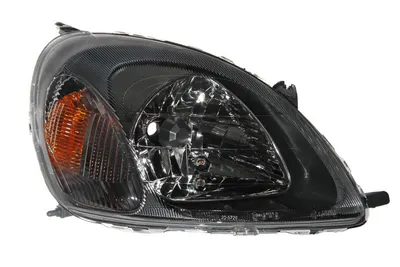 Far dreapta potrivit TOYOTA YARIS 1999-2003 - (H4, electric, cu motoras, fundal gri)