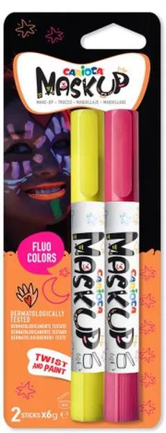Carioci pictura pe față Carioca Mask up - Neon, galben și roz