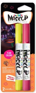 Carioci pictura pe față Carioca Mask up - Neon, galben și roz