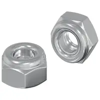vidaXL Nucă 2 buc. Argintiu M6 x 10 mm Fier