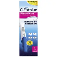 Test de sarcina digital cu indicator de saptamani, Clearblue | 1 bucata