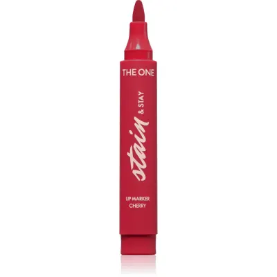 Oriflame The One Stain & Stay ruj cu persistenta indelungata tip cariocă culoare Cherry 2.5 g