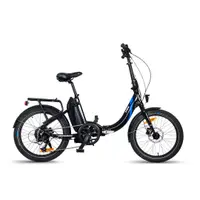 Mini | E-Bike Pliabilă | Autonomie până la 100 km | Negru | 20"