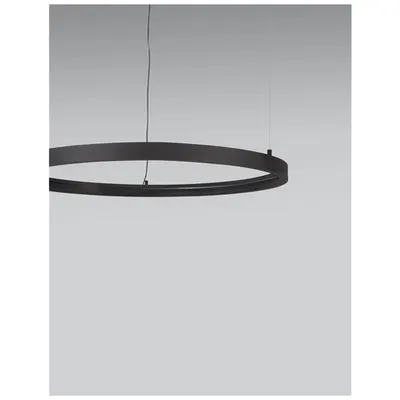 BUXTON MAGNETIC Circular Magnetic Profile Nisipiu Negru Aluminiu IP20 Driver 120 Wat AC 220-240 V