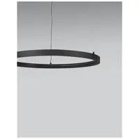 BUXTON MAGNETIC Circular Magnetic Profile Nisipiu Negru Aluminiu IP20 Driver 120 Wat AC 220-240 V