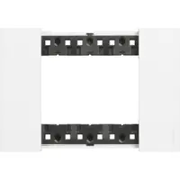 Rama ornament 3 module Bticino Living Now KA4803KW, alb