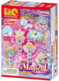 Constructor pentru copii 10 în 1 LaQ Sweet Collection - Magical, 180 piese