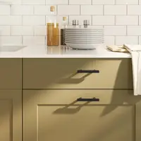 vidaXL Mânere de dulap, 10 buc., negru, centru orificiu 64 mm lungime totală 100 mm, oțel inoxidabil
