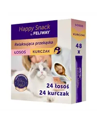 Gustări relaxante pisici FELIWAY Happy Snack Mix Chicken and Salmon 48x15 g pui și somon