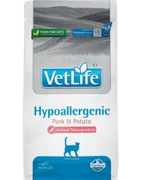 FARMINA VetLife Hypoallergenic Adult Pork Potato Hrana uscata pentru pisici, cu porc si cartofi 1.5 kg