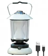 Lampa camping LED Q ZD261 intensitate reglabila lumina calda si lumina rece