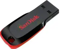 Stick USB SanDisk Cruzer Blade 16GB (Negru)