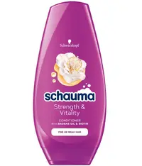 Balsam cu ulei de baobab si biotina Strength & Vitality, 250ml, Schauma