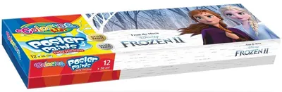 Culori Tempera Colorino Disney Frozen II, 12 culori, 20 ml