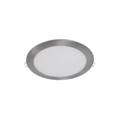 Led Panel Rotund 21w 2700k-3000k Satin Nichel Ф235mm