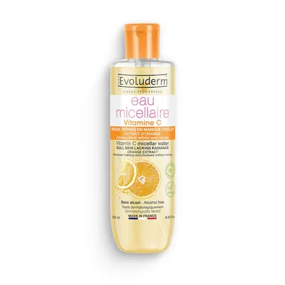Apa micelara pentru demachiere cu Vitamina C, 250ml, Evoluderm